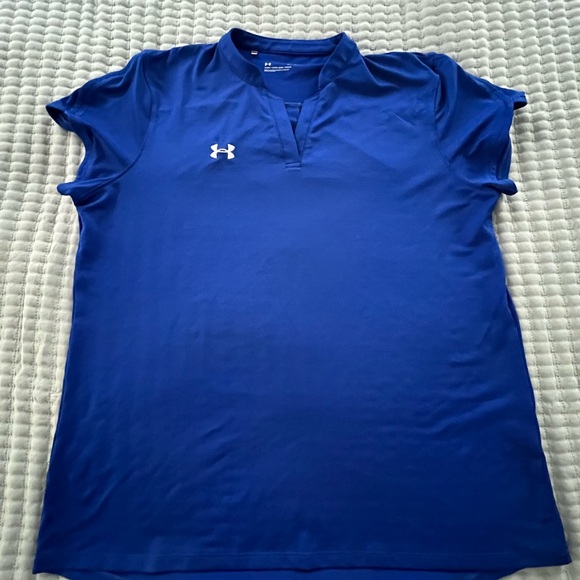 Under Armour Women's Royal Blue Performance Top - Picture 1 of 5
